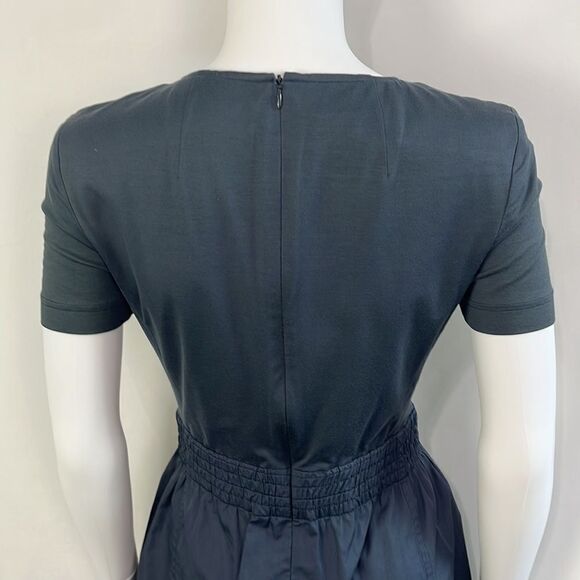 Akris Punto Grey with Pockets Short Sleeve Dress - Picture 7 of 11